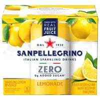 San Pellegrino Zero Lemonade Sparkling Beverage - 6 pk