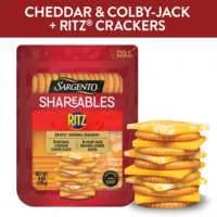 Sargento Shareables Cheddar & Colby-Jack Cheese w/Ritz Original Crackers