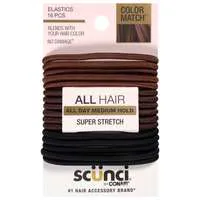 Scunci No Damage Color Match Comfy Hold Elastics