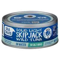 Sea Tales No Salt Added Wild Caught Solid Light Skip Jack Tuna in Water