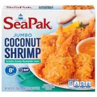 SeaPak Jumbo Coconut Shrimp with Orange Marmalade Sauce Frozen