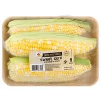 Semi-Trimmed Whole Sweet Corn - 5 ct