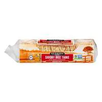 Sesmark Gluten Free Savory Brown Rice Thins Crackers