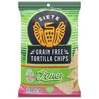 Siete Gluten & Grain Free Vegan Avocado Oil Lime Tortilla Chips
