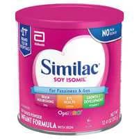 Similac Soy Isomil Powder Infant Formula with Iron for Fussiness & Gas