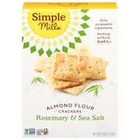 Simple Mills Gluten Free Rosemary & Sea Salt Almond Flour Crackers
