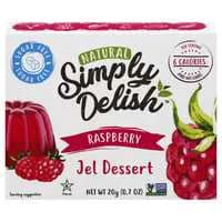 Simply Delish Jel Dessert Raspberry