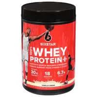 SIXSTAR Vanilla Cream 30g 100% Whey Protein+ Powder Drink Mix