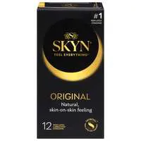 Skyn Feel Everything Non-Latex Condoms Lubricated Original