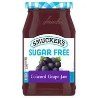 Smucker's Sugar Free Concord Grape Jam Sweetened with Splenda