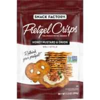 Snack Factory Deli Style Honey Mustard & Onion Flavored Pretzel Crisps