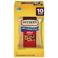 Snyder's of Hanover 100 Calorie Mini Pretzels Packs - 10 ct