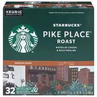 Starbucks Pike Place Medium Roast K-Cup CoƯee Pods