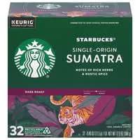 Starbucks Sumatra Dark Roast K-Cup CoƯee Pods