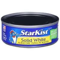 StarKist Less Sodium Wild Caught Solid White Albacore Tuna in Water