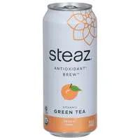 Steaz Antioxidant Brew Organic Peach Green Iced Tea