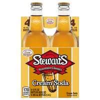 Stewart's Fountain Classics Cream Soda - 4 pk