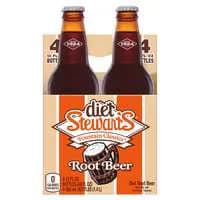 Stewart's Fountain Classics Diet Root Beer Soda - 4 pk