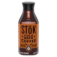 SToK Un-Sweet Black Espresso Blend Cold Brew CoƯee Refrigerated