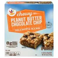 Stop & Shop Chewy Peanut Butter Chocolate Chip Granola Bars - 8 ct