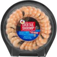 Stop & Shop Cooked Cocktail Shrimp Ring w/Sauce 61-70 ct per lb Frozen
