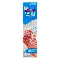 Stop & Shop Double Zipper Gallon Freezer Bags