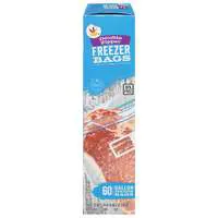 Stop & Shop Double Zipper Gallon Freezer Bags