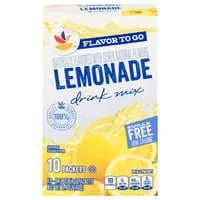Stop & Shop Flavor To Go Drink Mix Lemonade Sugar Free - 10 ct