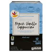 Stop & Shop French Vanilla Cappuccino Drink Mix Single Serve Cups