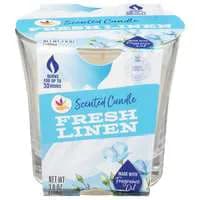 Stop & Shop Fresh Linen Scented Candle