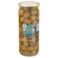 Stop & Shop Green Manzanilla Olives StuƯed with Pimientos