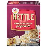 Stop & Shop Kettle Sweet & Salty Microwave Popcorn - 12 ct