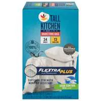 Stop & Shop Kitchen Drawstring Tall Fresh Scent Trash Bags 13 Gallon