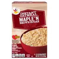 Stop & Shop Maple 'N Brown Sugar Instant Oatmeal - 8 ct
