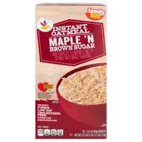 Stop & Shop Maple 'N Brown Sugar Instant Oatmeal Family Size - 18 ct
