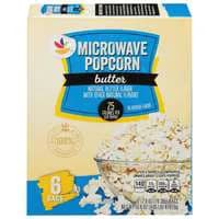 Stop & Shop Microwave Butter Popcorn - 6 ct