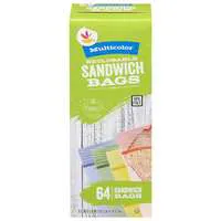 Stop & Shop Multicolor Reclosable Sandwich Bags
