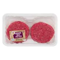 Stop & Shop Natural 90% Lean 10% Fat Ground Beef Patties - 4 ct Fresh