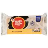 Stop & Shop Natural Aged Sharp Yellow Cheddar Cheese Block