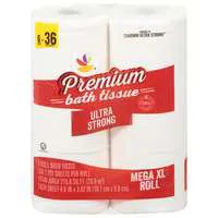 Stop & Shop Premium Ultra Strong Mega XL Roll 2-Ply Toilet Paper - 6 ct