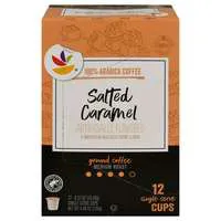 Stop & Shop Salted Caramel Medium Roast CoƯee Single Serve Cups