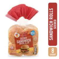Stop & Shop Seeded Sandwich Rolls - 8 ct
