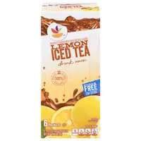 Stop & Shop Sugar Free Lemon Flavor Iced Tea Drink Mix Packets - 6 ct