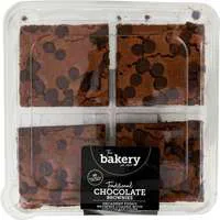 Stop & Shop The Bakery Traditional Chocolate Brownies - 4 ct