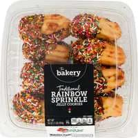 Stop & Shop The Bakery Traditional Rainbow Sprinkle Jelly Cookies