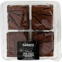 Stop & Shop The Bakery Traditional Sea Salt Caramel Brownies - 4 ct