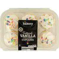 Stop & Shop The Bakery Traditional Vanilla Flavored Cupcakes