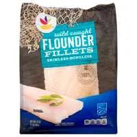 Stop & Shop Wild Caught Boneless Skinless Flounder Fillets Frozen