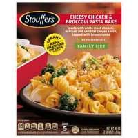 StouƯer's Cheesy Chicken & Broccoli Pasta Bake Family Size Frozen Meal