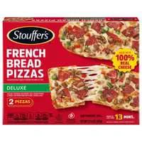 StouƯer's French Bread Deluxe Pizza Frozen - 2 ct